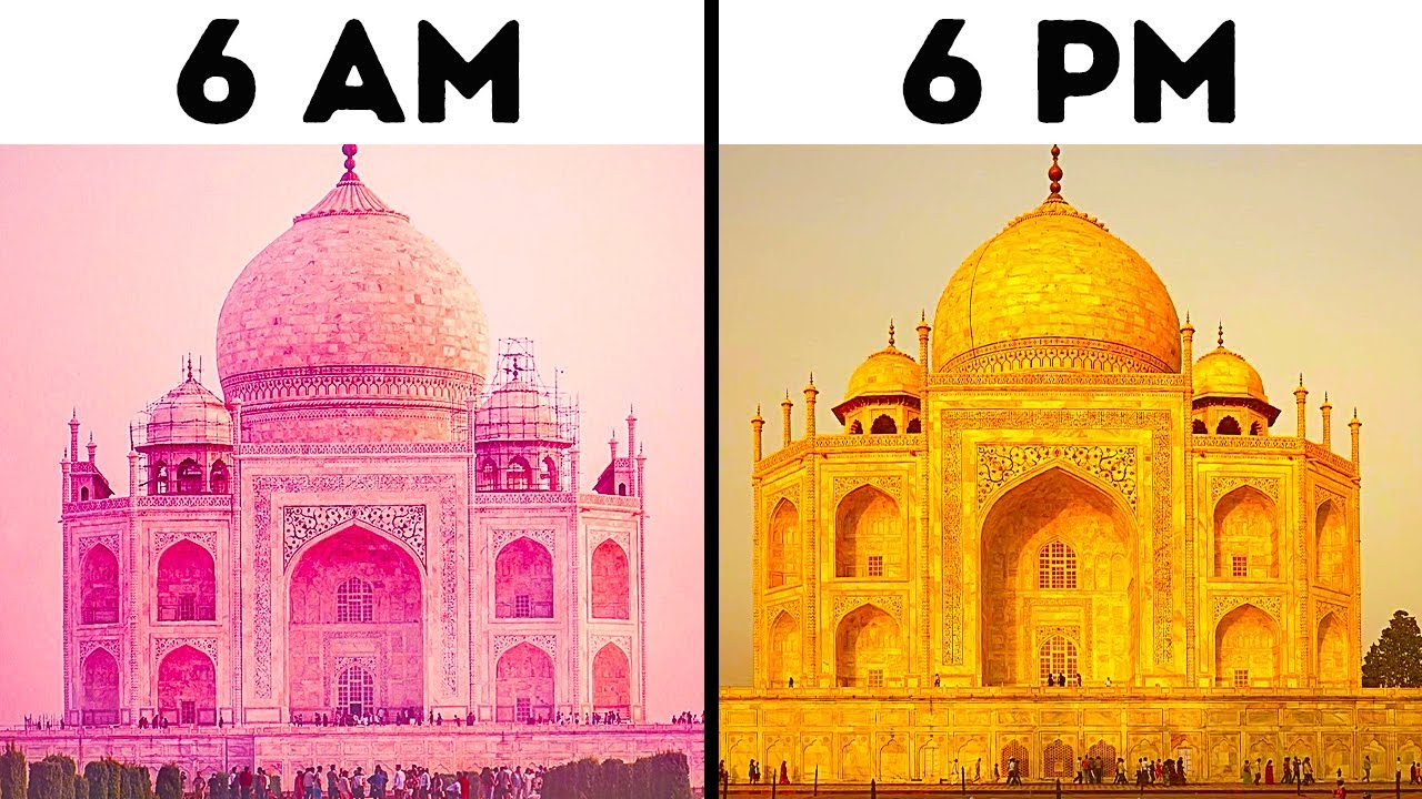 O Taj Mahal Muda de Cor + 6 Segredos das Novas Maravilhas do Mundo