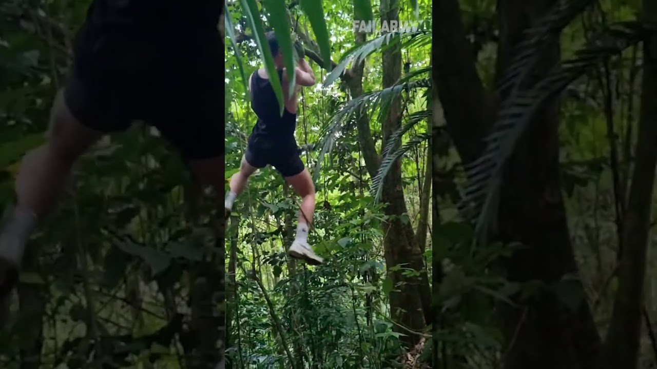 This guy ain’t Tarzan ??