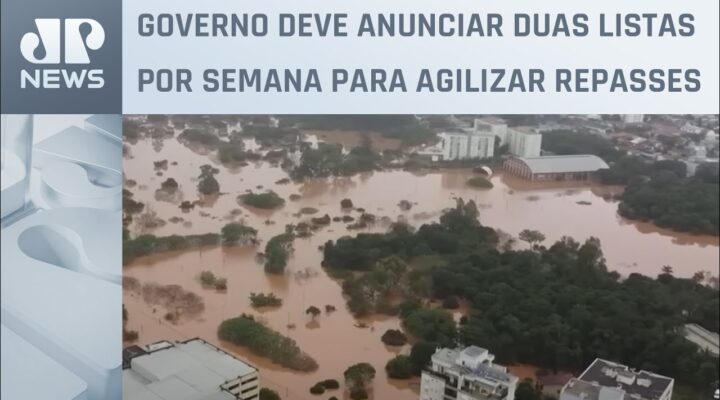 Auxílio reconstrução começa a ser pago às famílias atingidas pelas enchentes no RS nesta quinta (30)