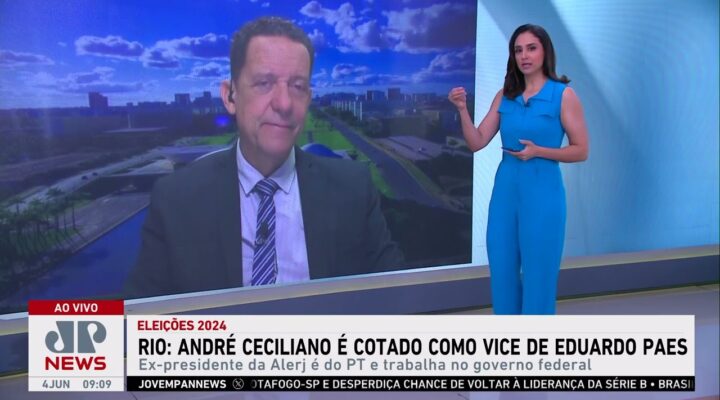 André Ceciliano é cotado como vice de Eduardo Paes nas eleições do RJ; Trindade analisa