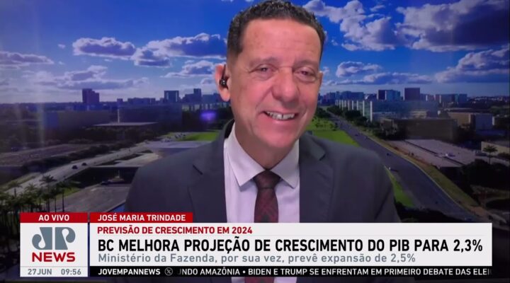 BC melhora projeção de crescimento do PIB brasileiro para 2,3%; Alan Ghani e Trindade analisam