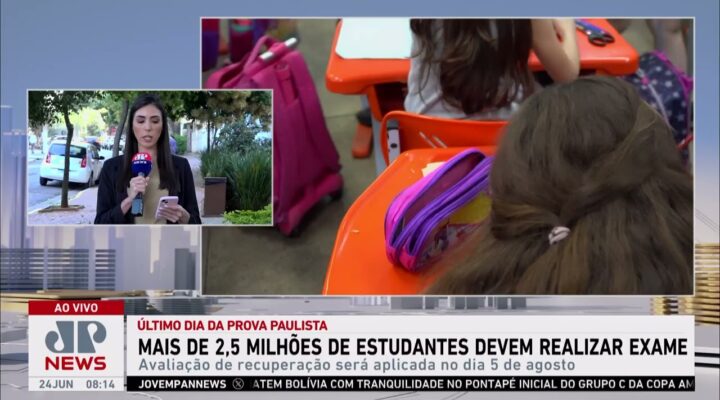 Mais de 2,5 milhões de estudantes devem realizar prova paulista