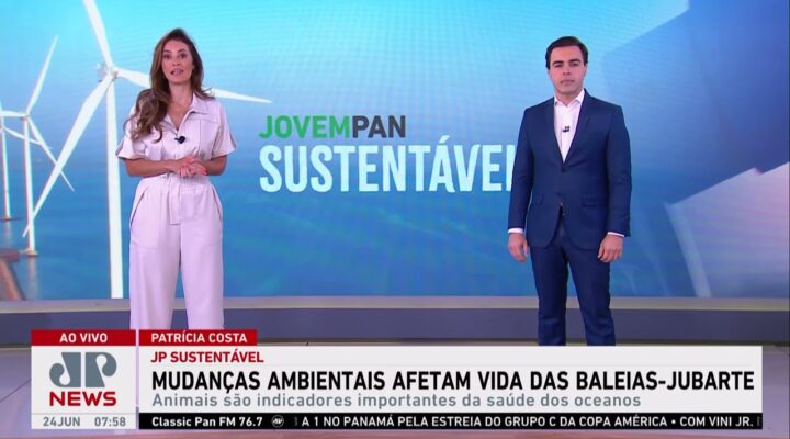 Mudanças ambientais afetam vida das baleias-jubarte; Patrícia Costa comenta