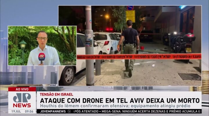 Ataque com drone deixa um morto em Tel Aviv, Israel