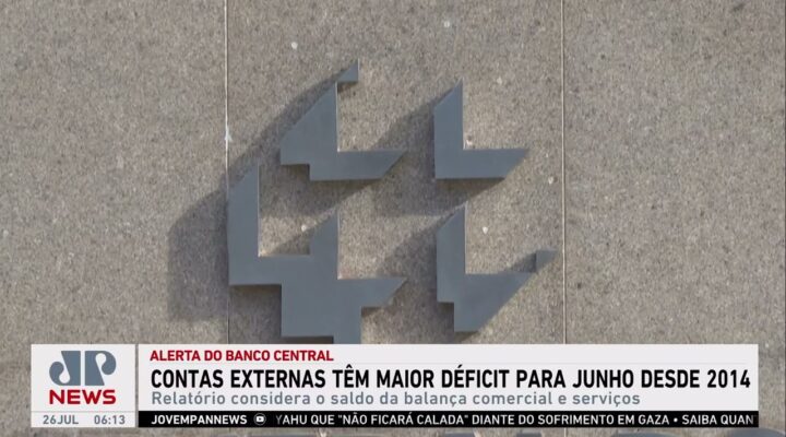 Contas externas do Brasil têm maior déficit para junho desde 2014