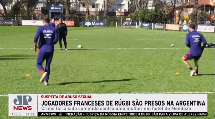 Jogadores franceses de rugby são presos na Argentina