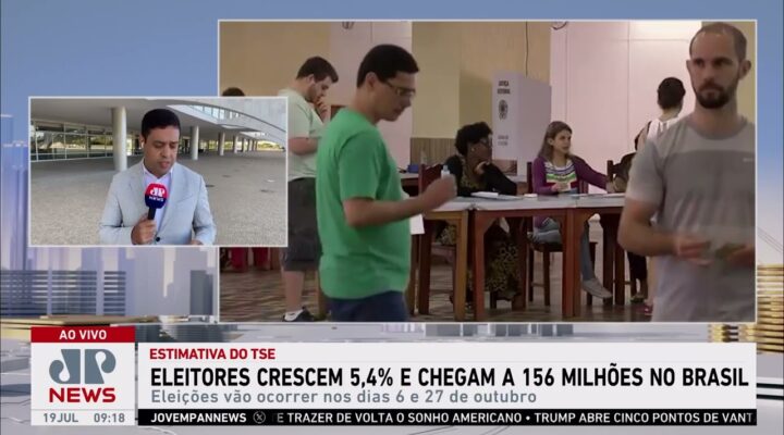 Número de eleitores no Brasil chega a 156 milhões, diz TSE