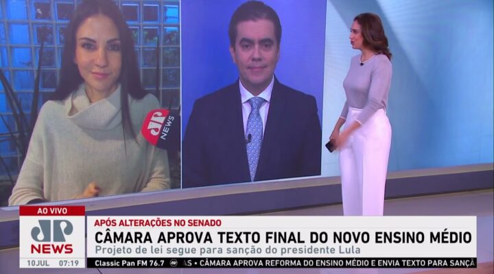 Câmara aprova texto final do novo ensino médio; Amanda Klein e Cristiano Vilela comentam