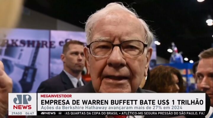 Empresa de Warren Buffett bate US$ 1 trilhão; Bruno Meyer comenta