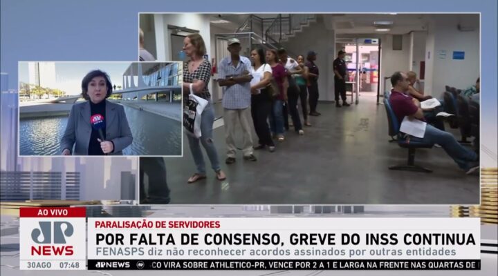 Governo insiste, mas sindicatos rejeitam fim da greve no INSS