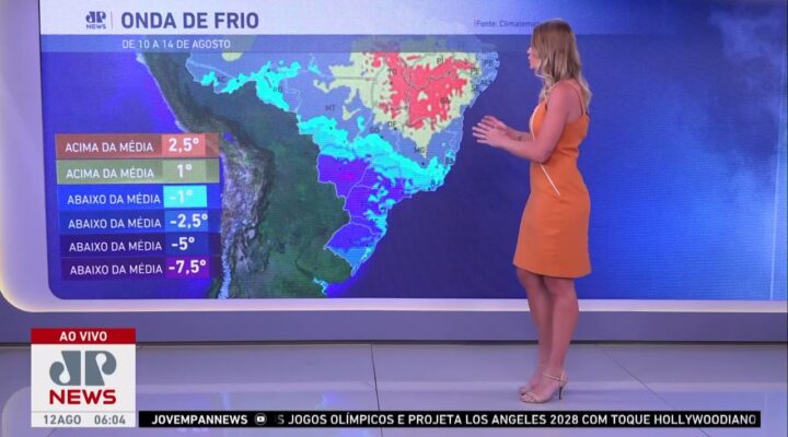 Onda de frio segue no Centro-Sul nesta segunda (12) | Previsão do Tempo