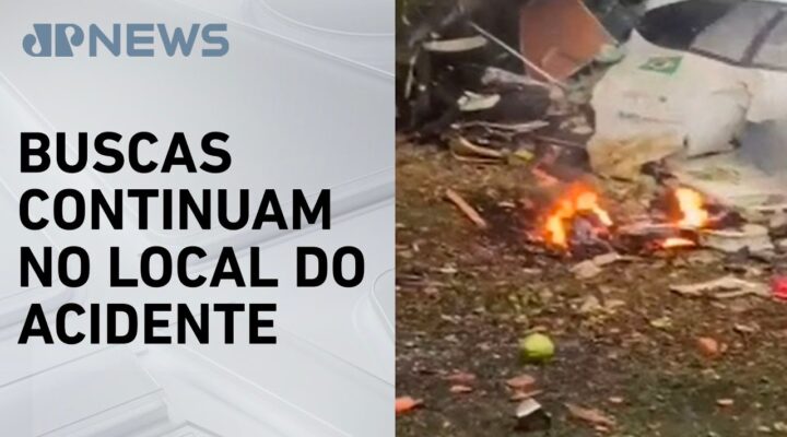 PF envia peritos para ajudar a identificar vítimas da queda do avião em Vinhedo