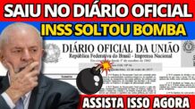 BOMBA do INSS pega TODOS de SURPRESA! é OFICIAL, SAIU ANÚNCIO AGORA NO DIÁRIO OFICAL!