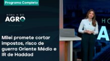 Milei promete cortar imposto, risco de guerra total, IR de Haddad e SOS RS – Hora H do Agro 03/08/24