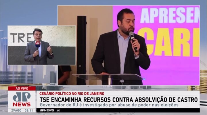 TSE encaminha recursos contra absolvição de Cláudio Castro