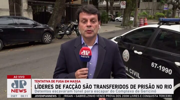 Líderes de facção são transferidos de prisão no RJ após tentativa de fuga em massa