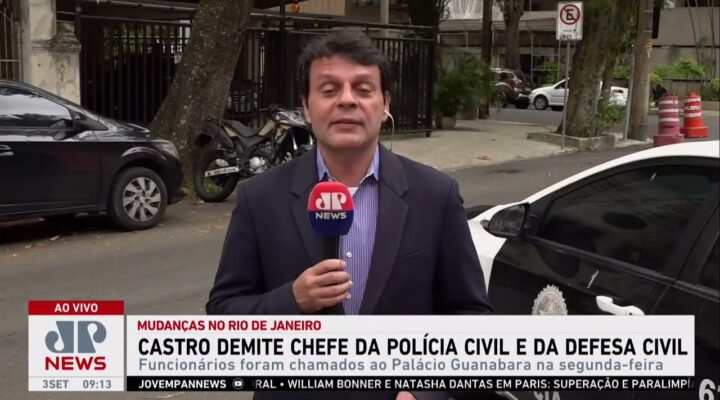 Castro demite chefes da Polícia Civil e Defesa Civil do RJ