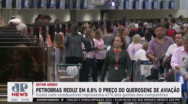 Petrobras reduz preço do querosene de aviação em 8,8%