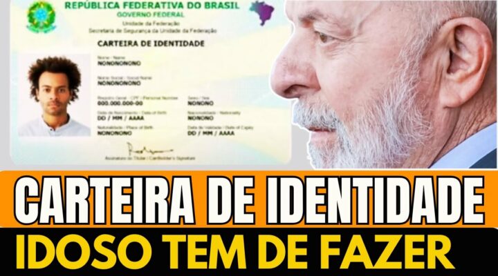 IDOSOS COM CPF 1,3,5,7,2,4… PRECISAM FAZER A NOVA CARTEIRA DE IDENTIDADE NACIONAL NOVO RG 2024