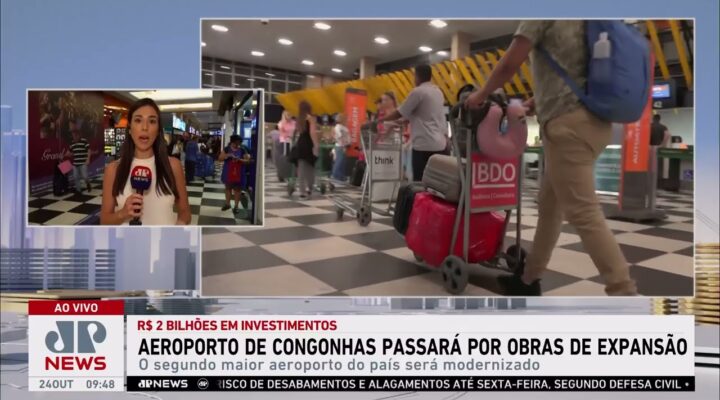 Aeroporto de Congonhas passará por obras de expansão