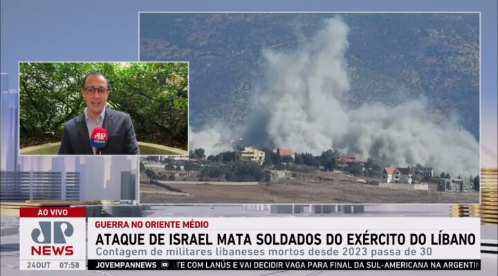 Ataque de Israel mata soldados do exército do Líbano