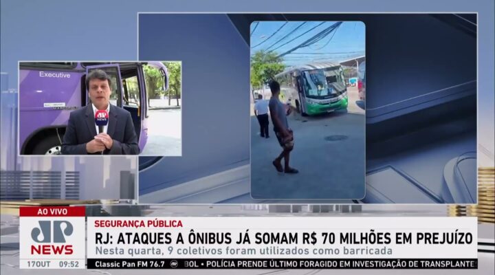 Ataques a ônibus já somam R$ 70 milhões em prejuízo no RJ