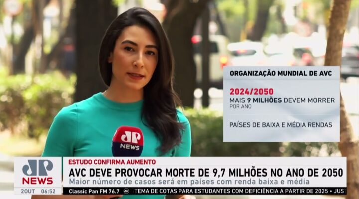 AVC pode provocar morte de 9,7 milhões de pessoas em 2050, aponta estudo