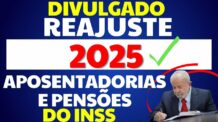 URGENTE! REAJUSTE DAS APOSENTADORIAS E PENSÕES 2025 É DIVULGADO PELO INSS – SALÁRIO MÍNIMO 2025