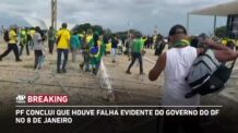 PF conclui que houve falha evidente do governo do DF no 8 de Janeiro | BREAKING NEWS