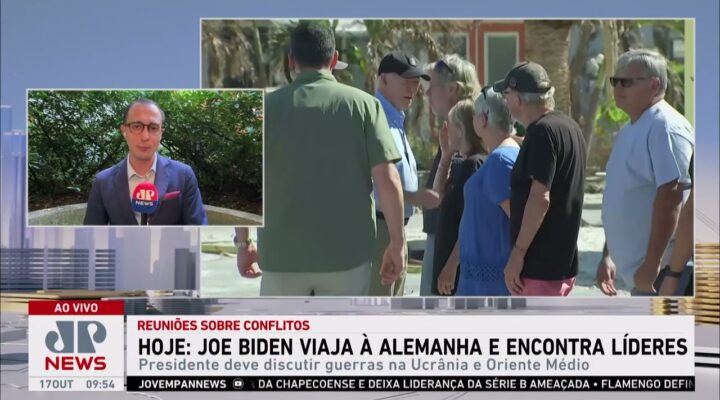 Joe Biden viaja à Alemanha e se encontrará líderes mundiais para debater guerras