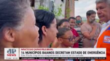 Chega a 14 número de municípios baianos em estado de emergência por conta das chuvas