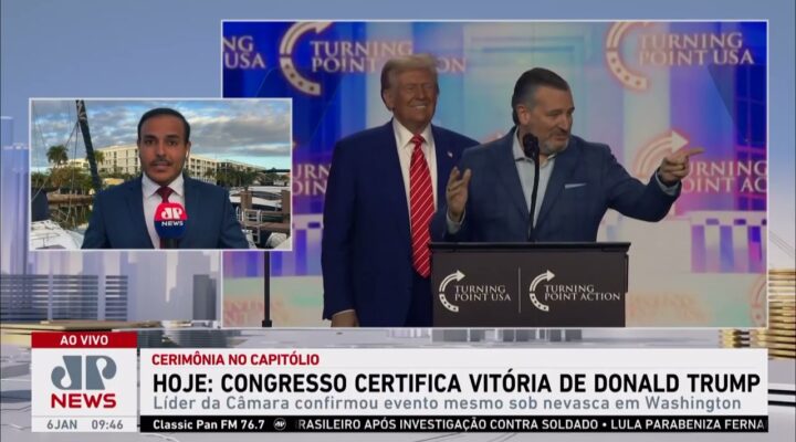 Congresso dos EUA irá certificar vitória de Donald Trump nesta segunda (06)