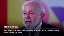 Lula diz que vencerá Jair Bolsonaro, caso antecessor concorra em 2026 | BREAKING NEWS