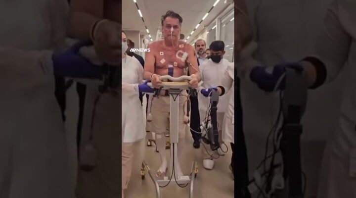 Bolsonaro publica primeiro vídeo após cirurgia em Brasília #shorts