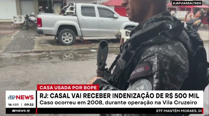 Casal vai receber indenização de R$ 500 mil do estado do RJ