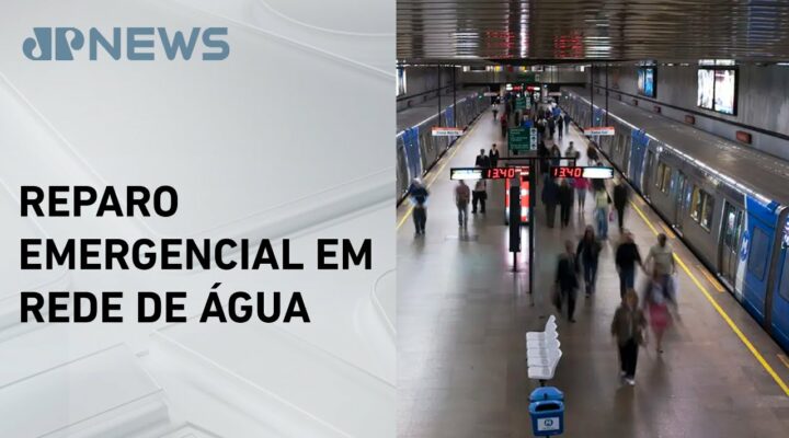 Muro desaba e 11 estações de metrô são fechadas no Rio de Janeiro