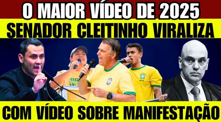 O PAU CANTANDO! SENADOR CLEITINHO VIRALIZA COM FALA SOBRE MANIFESTAÇÃO PELA ANISTIA AVENIDA PAULISTA