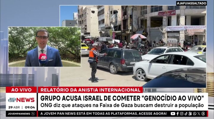 Anistia Internacional acusa Israel de cometer “genocídio ao vivo” em Gaza