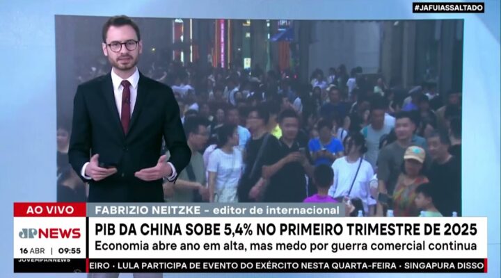 PIB da China sobe 5,4% no primeiro trimestre de 2025; Neitzke comenta