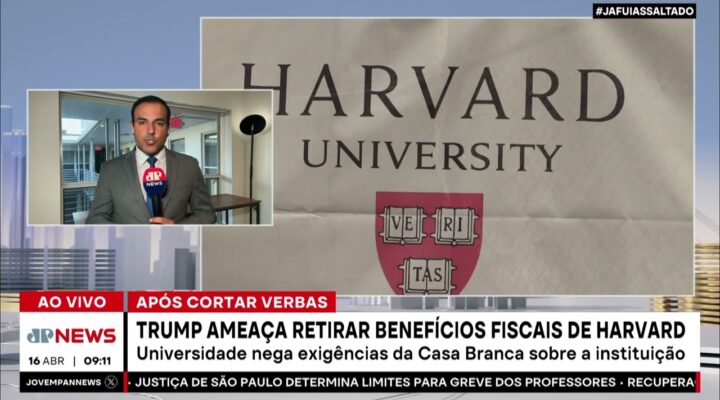 Trump ameaça retirar benefícios fiscais de Harvard