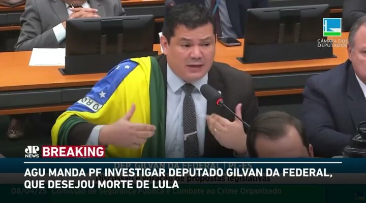 AGU manda PF investigar deputado que desejou morte de Lula | BREAKING NEWS