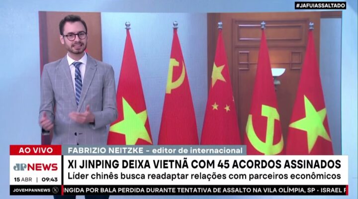 Xi Jinping deixa Vietnã com 45 acordos assinados; Neitzke comenta
