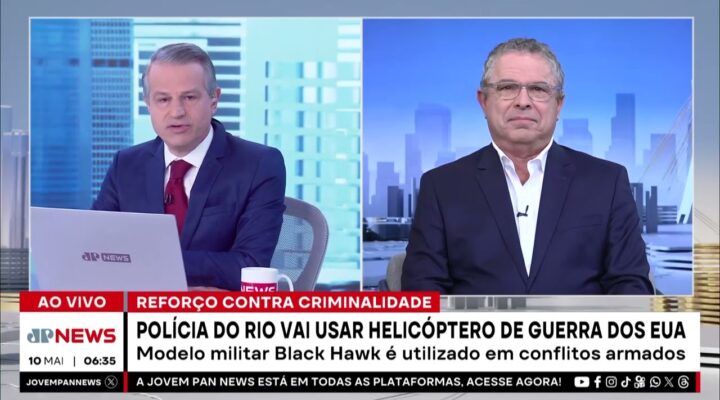 Em reforço contra a criminalidade, polícia do RJ vai usar helicóptero de guerra dos EUA
