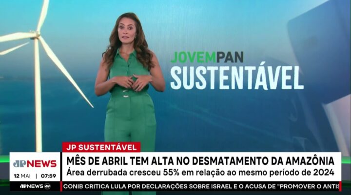 Abril tem alta no desmatamento da Amazônia; Patrícia Costa analisa