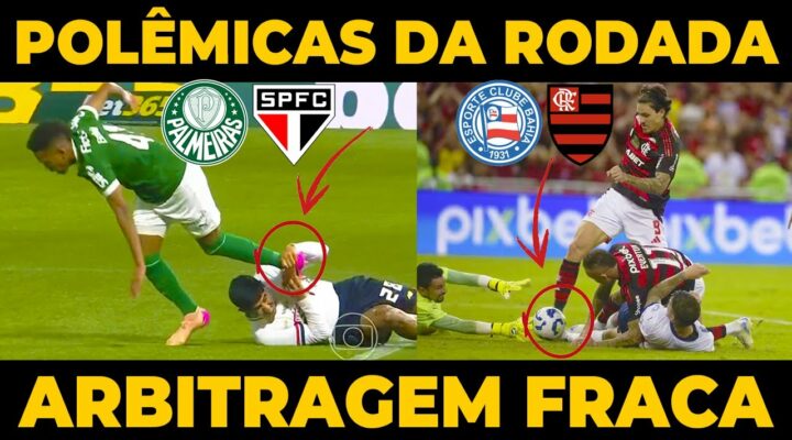 ⚽️ ERROS DE ARBITRAGEM NO BRASILEIRÃO DEIXAM PALMEIRAS, FLAMENGO E BAHIA REVOLTADOS! DEPAY VACILOU!