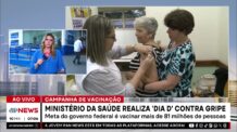 Campanha de vacinação: Ministério da Saúde realiza Dia D contra a gripe