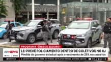 Lei prevê policiamento dentro do transporte público no RJ