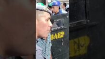 Moradores da Favela do Moinho protestam e tentam impedir demolição de casas da comunidade #shorts